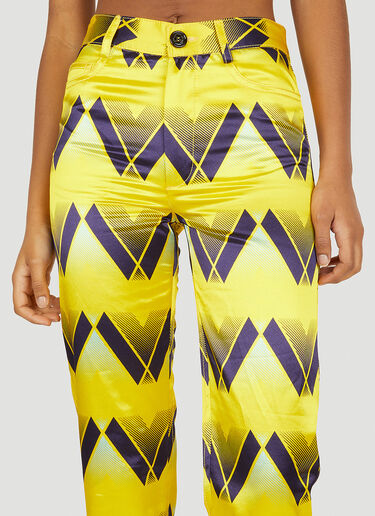 Meryll Rogge Graphic Print Pants Yellow rog0250007