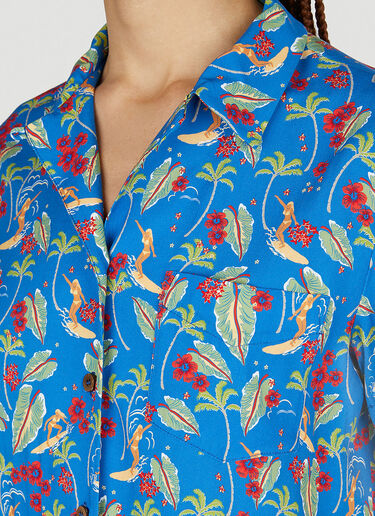 A.P.C. Dolly 花朵衬衫 蓝色 apc0252008