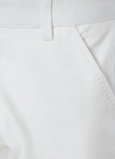 Straight-Leg Pants Alexander McQueen Straight-Leg Pants White amq0146008