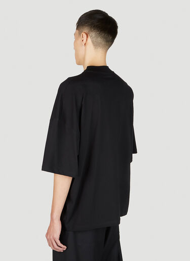 Mock Neck T-Shirt Jil Sander Mock Neck T-Shirt Black jil0151002