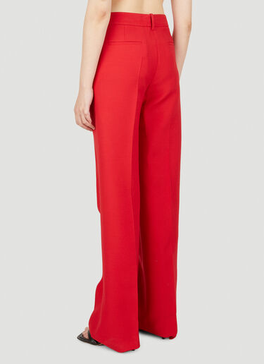 Valentino Straight Leg Suit Trousers Red val0249007