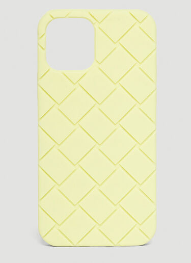 Bottega Veneta Rubber iPhone 12 Pro Case Yellow bov0245080