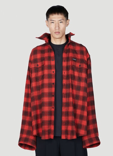 Balenciaga Trompe L'Oeil Shirt Red bal0151020