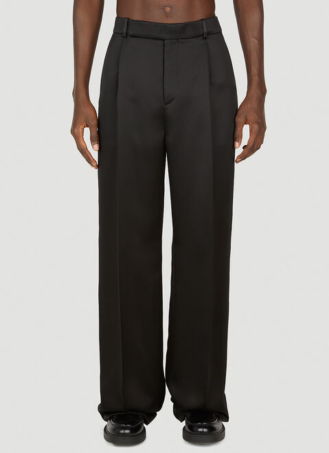 Saint Laurent Straight Leg Pants Black sla0154010