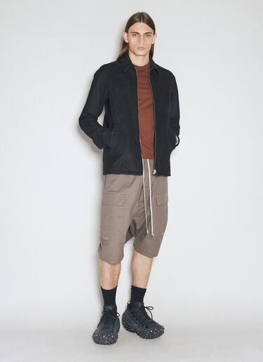 Rick Owens Cargo Pods Bermuda Shorts Brown ric0155011