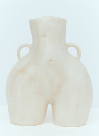 Anissa Kermiche ラブハンドル花瓶 ホワイト ank0355002