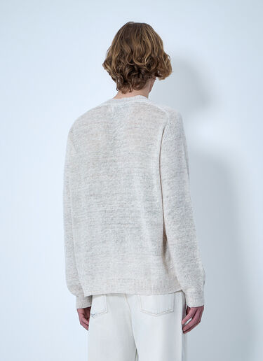 Our Legacy V-neck Knit Sweater Cream our0164069