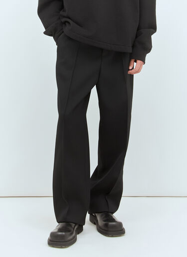 Jil Sander Elasticated Wool Pants Black jil0158005