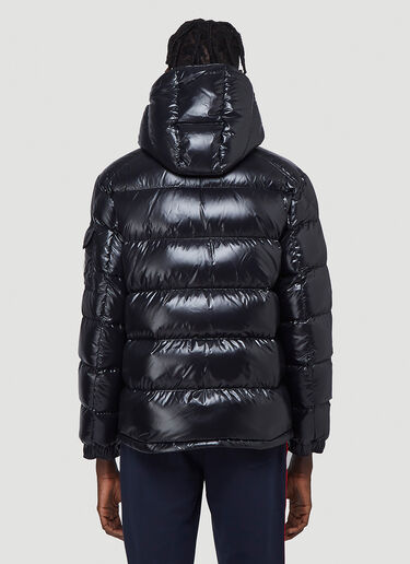 Moncler Detachable Hood Padded Down Jacket Black mon0142011