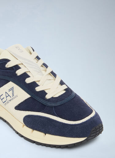 LN-CC® - EA7 Emporio Armani: OTG Velo Sneakers - Navy EA7 Emporio Armani OTG Velo Sneakers Navy eea0166006