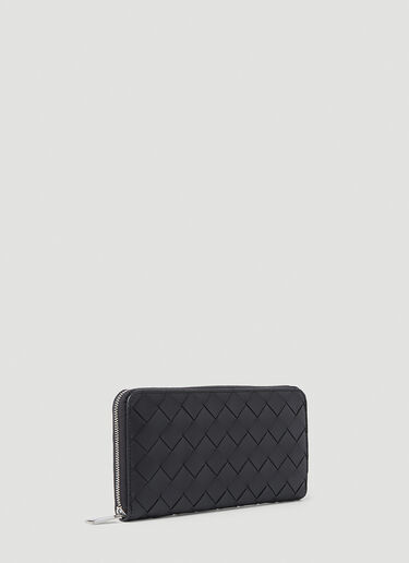 Intrecciato Zip Around Wallet Bottega Veneta Intrecciato Zip Around Wallet Black bov0153042