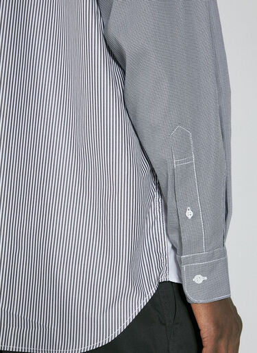 Comme des Garçons Homme Long Sleeve Panelled Shirt Grey cdh0154003