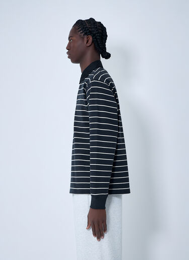 Stüssy Striped Polo Shirt Black sts0163005