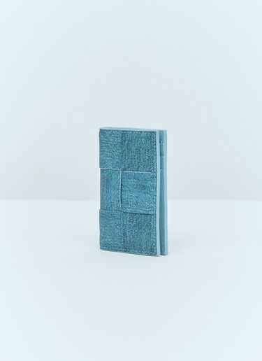 Bottega Veneta Cassette Flap Cardholder Blue bov0156013