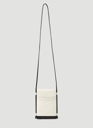Alexander McQueen Curve Micro Shoulder Bag White amq0247054