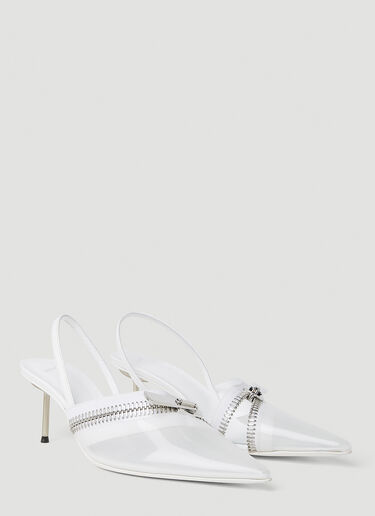 Coperni Zip High Heels White cpn0252014