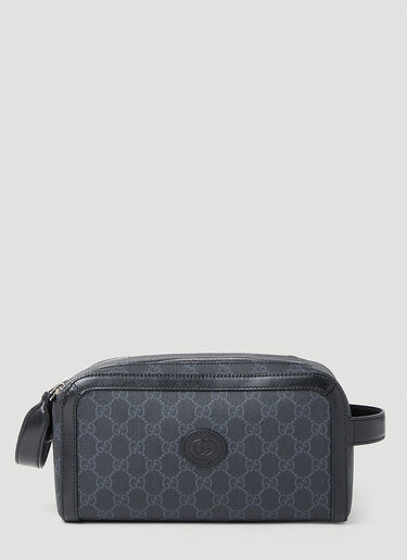 Gucci Interlocking G Toiletry Bag Black guc0153139