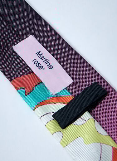 Martine Rose Silk Tie Purple mtr0159021