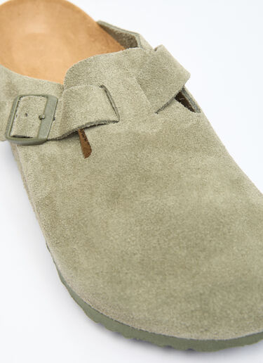 Birkenstock Boston Mules Green brk0156003