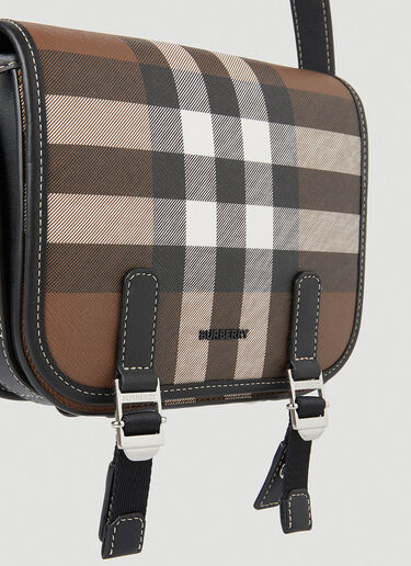 Burberry Check Crossbody Bag Brown bur0148068