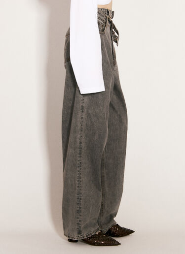 Evergreen Multi-Waistband Jeans Y/Project Evergreen Multi-Waistband Jeans Black ypr0255005