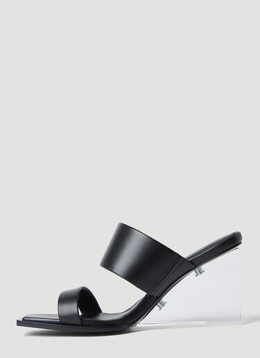 Alexander McQueen Shard 하이힐 샌들 블랙 amq0252016