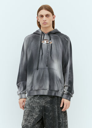 Diesel S-Roxt-Hood Sweatshirt Grey dsl0156005