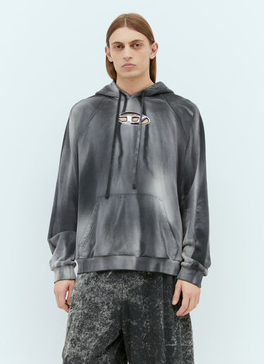 Diesel S-Roxt-Hood Sweatshirt Grey dsl0156005