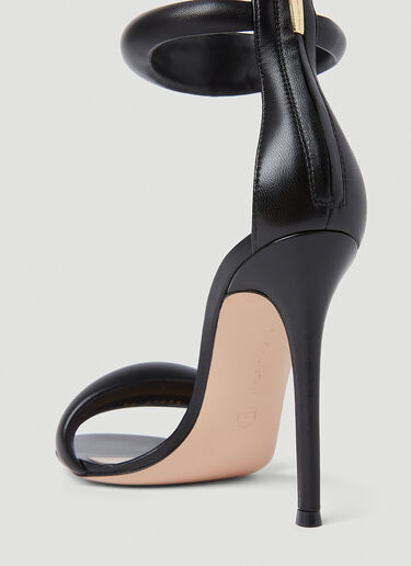 Gianvito Rossi ビジュー ハイヒールサンダル ブラック gia0253015