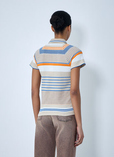 Slim Fit Striped Piqué Polo Shirt Lacoste Slim Fit Striped Piqué Polo Shirt White lac0264001