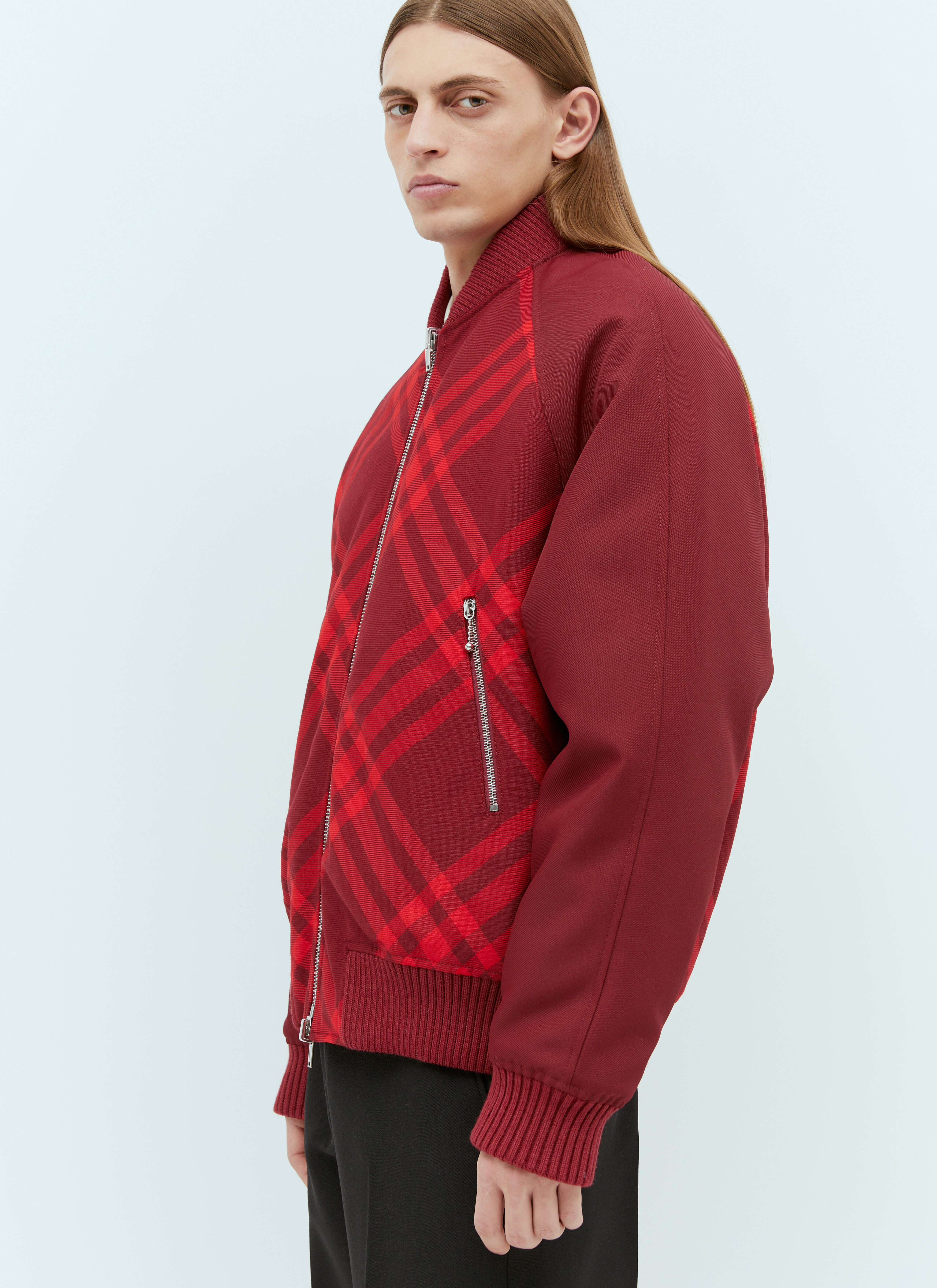 Burberry reversible bomber jacket top