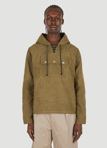 Youths In Balaclava Techpack Hooded Jacket Green yib0148017