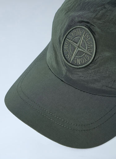 Logo Motif Baseball Cap Stone Island Logo Motif Baseball Cap Green sto0164022
