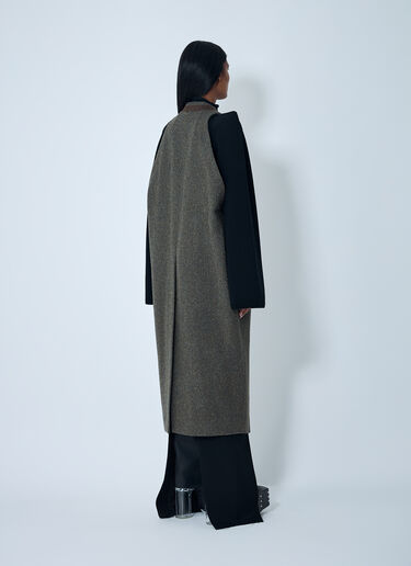 Wool Draped Waistcoat Rick Owens Wool Draped Waistcoat Grey ric0262001