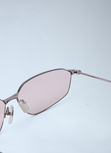 Balenciaga Invisible Oval Sunglasses Pink bal0263054