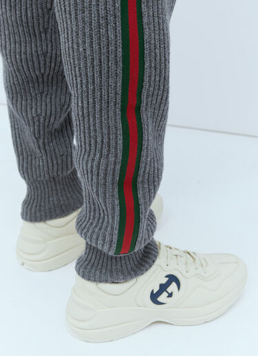 ウールカシミヤパンツ Gucci ウールカシミヤパンツ グレー guc0154007