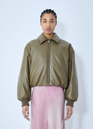 Acne Studios Coated Bomber Jacket Navy acn0260006