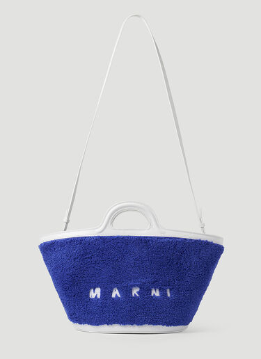 Marni Tropicalia 小号水桶托特包 蓝色 mni0252027