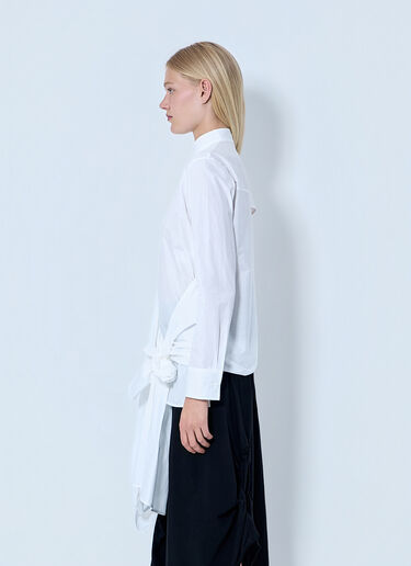 Yohji Yamamoto Draped Blouse White yoy0264001