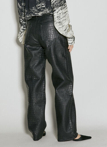 Eytys Benz Croco Pants Black eyt0254001