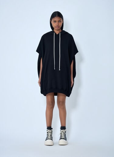 Rick Owens Hooded Cape T-Shirt Black ric0263006