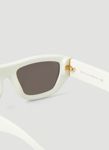 Gucci Vintage Silhouette Sunglasses White guc0247349