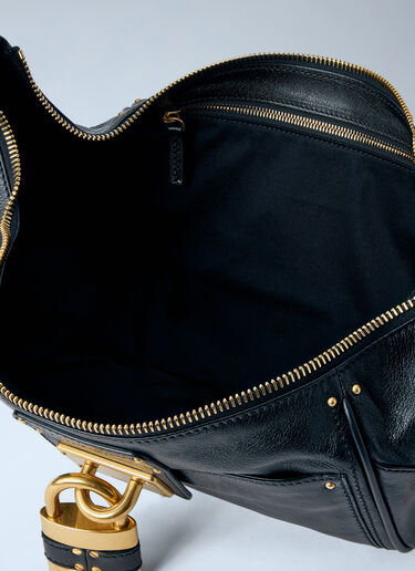 Chloé Paddington Grained Shoulder Bag Black chl0265060
