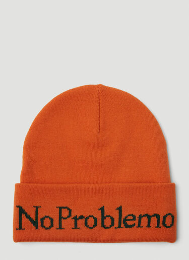 Aries No Problemo Beanie Hat Orange ari0250021