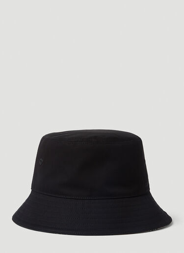 Burberry Logo Embroidery Bucket Hat Black bur0151135