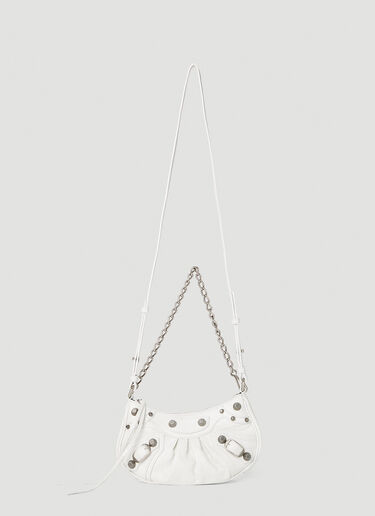 Balenciaga Le Cagole Mini Shoulder Bag White bal0251107