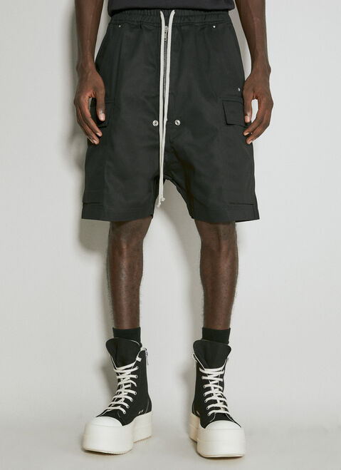 Moncler x Rick Owens Cargobela Shorts Black mcs0355014