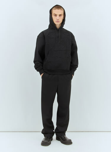 Burberry EKD Hooded Sweatshirt Black bur0158006