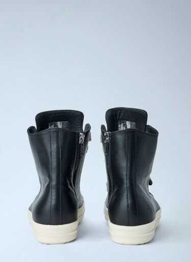 LN-CC® - Rick Owens: Jumbolace Sneakers - Black Rick Owens Jumbolace Sneakers Black ric0165004