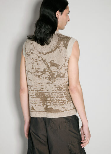 ROA Elk Knit Vest Beige roa0156016